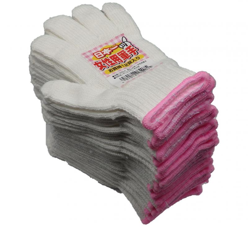 200-LA 日本一軍手　女性用