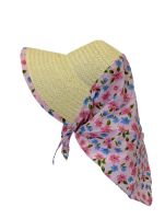 610-D　さわやか帽子デラックス　花柄　