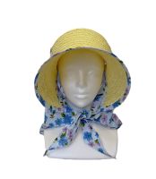 610-D　さわやか帽子デラックス　花柄　