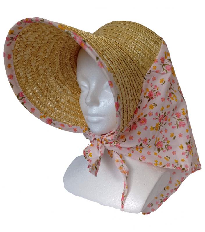 610-C　さわやか帽子　花柄