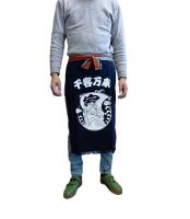1117T　帆前掛けロング　宝船プリント　フリー