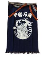 1117T　帆前掛けロング　宝船プリント　フリー