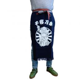 1117D　帆前掛けロング　大黒天プリント　フリー