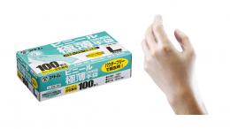 430-100 ビニール極薄手袋 100枚入　