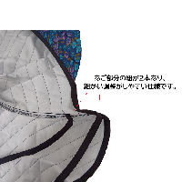 203　キルト帽子　(紐付き)　アソート